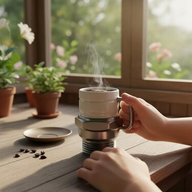 Кухоль із свічками запалювання, іскри, кавова кружка, дорожній посуд, механічний ентузіаст, подарунок, автомобіль