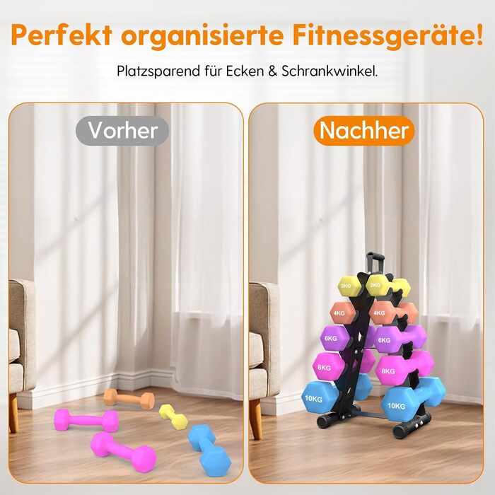 Рівнева металева стійка для штанг, А-подібна конструкція з ручкою, компактна фітнес-стійка для домашнього спортзалу (штанги продаються окремо), 5-