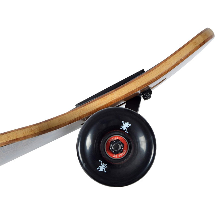 Лонгборд Apollo Weird Pro Cruiser бамбук + склопластик Flex 2 ABEC-9 40" × 9" повний компліт для підлітків дорослих професійний круїзер карвінг фрірайд оригінал Німеччина 2025