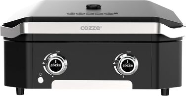 Гриль з кришкою, 2 конфорки, потужність 6.4 кВт, Електронне запалювання, LED освітлення, Нержавіюча сталь G-600 з порошковим покриттям, 600