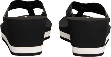 Жіночі літні шльопанці Tommy Hilfiger на танкетці, розмір 39 EU, чорні