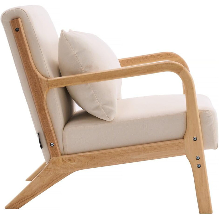 Крісло Habitat et Jardin Clinton у скандинавському стилі - бежеве