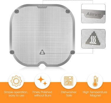 Захист від бризок у фритюрниці Aieve, захист від бризок у фритюрниці, аксесуар для фритюрниці, сумісний із фритюрницею Cosori 4.7 л/Ninja Speedi ON400UK фритюрницею для фритюрниці 4.7 л