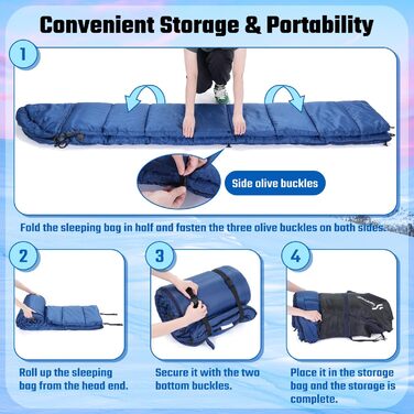 Спальний мішок 0 градусів XXL 230 x 90 см зимовий спальний мішок зі знімним капюшоном та м&39якою кришталевою оксамитовою підкладкою для дорослих