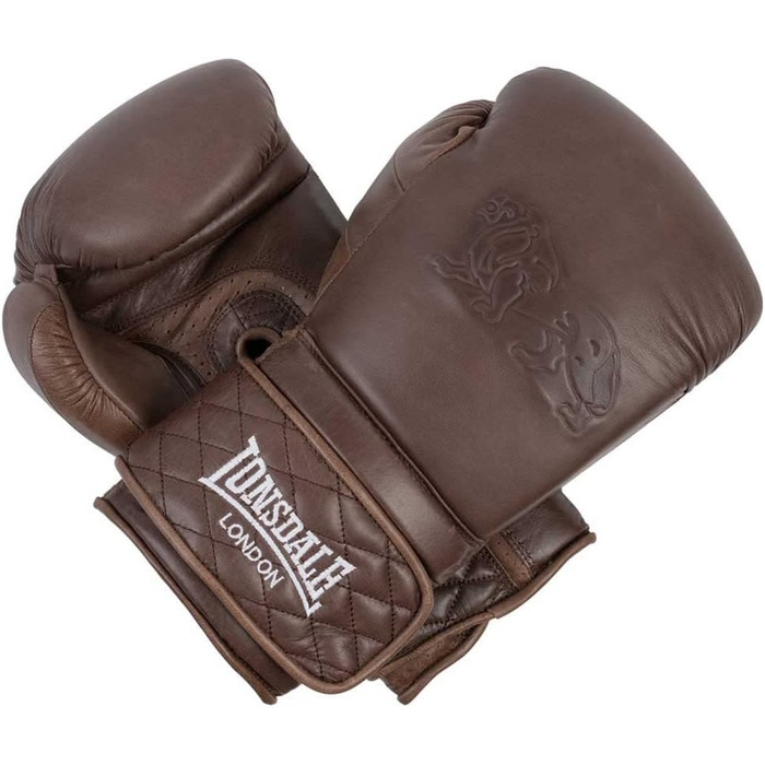 Боксерські рукавички Lonsdale Leather Vintage Spar Gloves Vintage Brown 14 oz