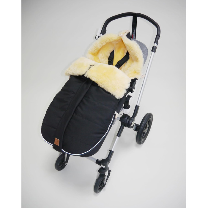 Муфта для ніг з овчини Kaiser 'ALLEX медична (чорна)