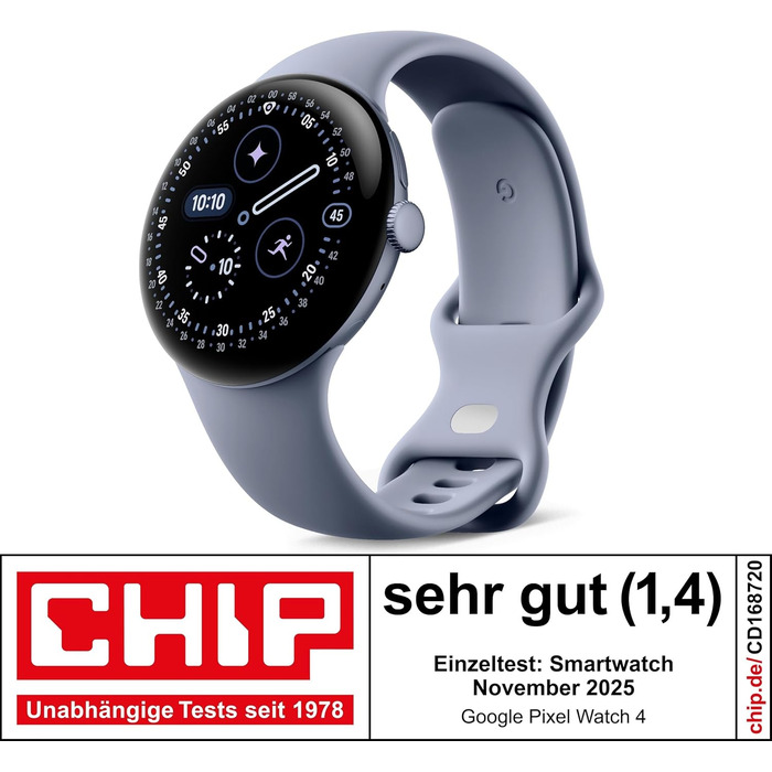 Мм) смарт-годинник на Android із комплексним відстеженням здоровя та фітнесу, а також підтримкою Gemini алюмінієвий корпус Satin Moonstone спортивний ремінець Moonstone LTE Satin Moonstone / Moonstone 45 мм, 4 (45