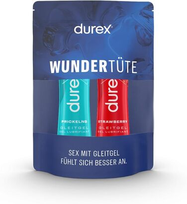 Набір водних лубрикантів Durex «Спробуй та експериментуй», 2 x 50 мл