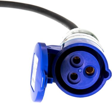 Кратний адаптер CEE на Schuko, 230 В 16 А для кемпінгу та автофургонів, 3-