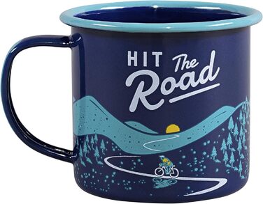 Емальована кружка Gentlemen&39s Hardware GEN322, велосипедна, темно-синя