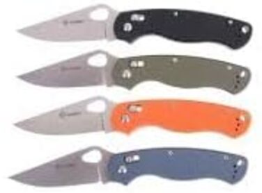 Складаний кишеньковий ніж Ganzo G729-GR, лезо з нержавіючої сталі 440C, ергономічна рукоятка G10 з кліпсою, полювання, риболовля,