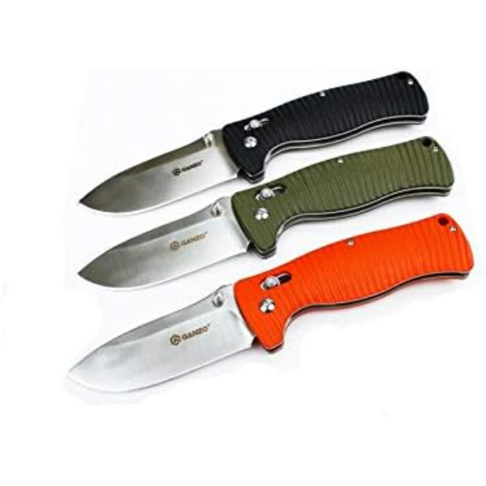 Ніж Ganzo G720 Колір рукоятки зелений - Довжина клинка 9 см - Механізм замикання G-Lock - Сталь клинка нержавіюча сталь 440C