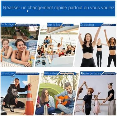 Портативний, компактний намет для вулиці, що розкладається, для подорожей та заходів, забезпечує миттєву приватність для човнів, танцюристів тощо.