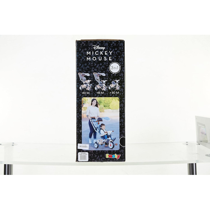 Міккі Маус триколісний велосипед Baby Balade Plus L - 3-ступінчастий баггі для немовлят і дітей від 10, 15 і 30 місяців - дитячий