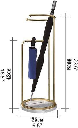 Декоративна внутрішня металева підставка для парасольок, тримач для парасольки з мармуровою основою, сучасний геометричний, окремо стоячий органайзер для парасольок, тростини, підставка для парасольок золото