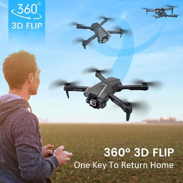 Дрон OKYUK i3 PRO з камерою 4k, час польоту 50 хв, вага до 139 г, трансмісія FPV 200 метрів, безщітковий двигун. Follow-Me/Return/