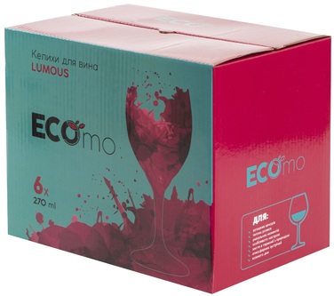 Набір келихів ECOmo Lumous, 6X270 мл (6905503)