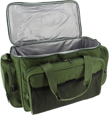 Сумка для лову коропа Carry all з утепленою підкладкою камуфляжного або зеленого кольору - оливково-зелена
