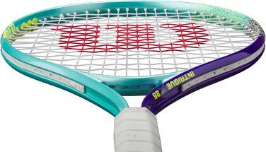 Тенісна ракетка Wilson Intrigue Jr 25, синьо-зелена/синя