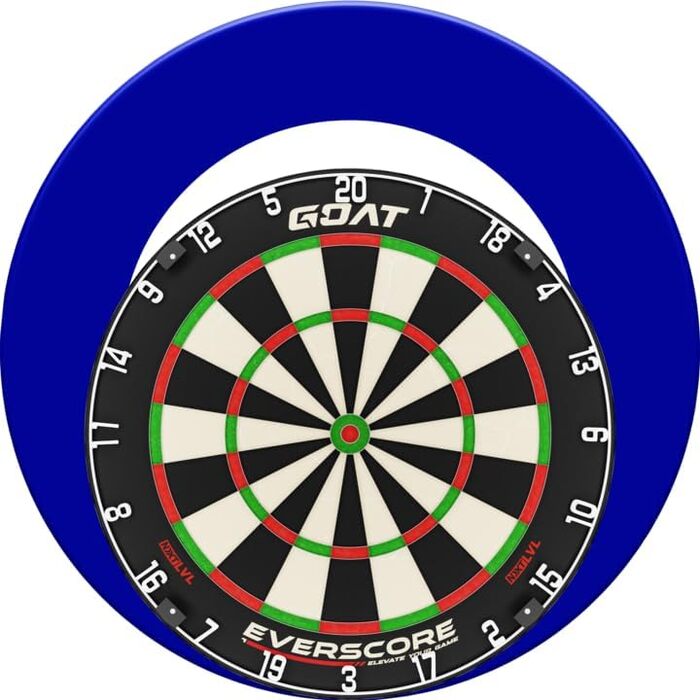 Набір сталевих мішень для дартсу Everscore NXT LVL, включаючи оправу для дротиків приблизно 12 см, професійна сизалева мішень для дартсу з мадагаскарського синього кольору