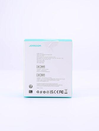 Автомобільний адаптер JOYROOM Aux Bluetooth, 48 Вт Bluetooth 5.3 FM-передавач Автомобільне радіо Подвійні мікрофони та HiFi Bass Музичний плеєр, порт AUX і USB-флеш-накопичувач