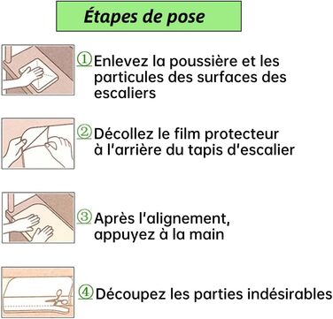 Набір із 15 самоклеючих килимків для сходів, нековзні, захисні килимки для сходів, підходять для дітей, людей похилого віку та домашніх тварин, 65 21 см, чорна сітка