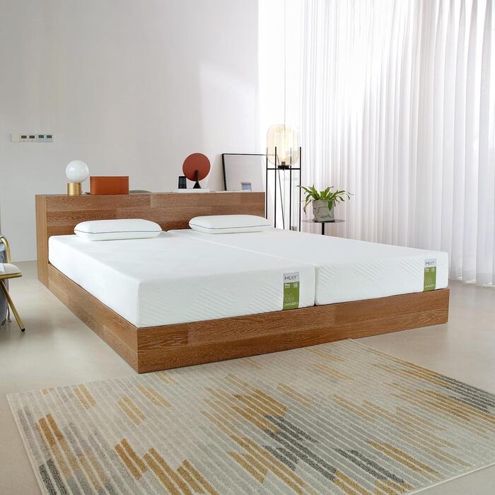 Матрац MLILY Pro 90x200 см Матрац з піни з ефектом пам&39яті висотою 22 см Комфортний сон 7 зон комфорту та 3 шари для спокійного сну Pro 90 x 200 см