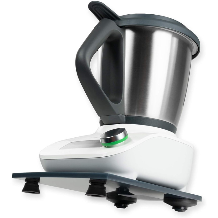 Ковзаюча дошка Coolina Premium - підходить для Thermomix Friend - Високоякісний глайдер - виготовлений з акрилу (антрациту)