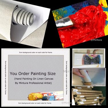 Картина Ручний розпис, мотив Велике червоне дерево, вітальня, акрилове полотно, прикраса будинку, олійний живопис на полотні, 70 х