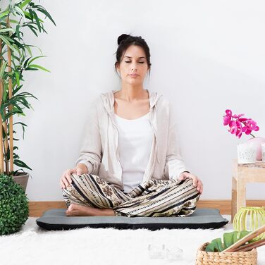 Підлоговий шезлонг InnovaGoods Sitinel, зручний та функціональний, з регульованою спинкою та м&39якою подушкою, чорно-сірого кольору, пластик та 60 бавовна, ідеально підходить для відпочинку та релаксу.