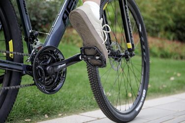 Педалі GEWAGE MTB з нейлоновою платформою, чорний