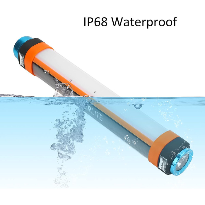 Магнітний кемпінговий ліхтарик RiToEasysports, акумуляторний світлодіодний ліхтарик для намету з 6 режимами, магнітна адсорбція для наметів, шаф, підвалів тощо (T-30)