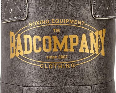 Боксерська груша Bad Company Vintage Jab & Hook у формі арахісу з надміцним чотириточковим сталевим ланцюгом і металевим кільцем I