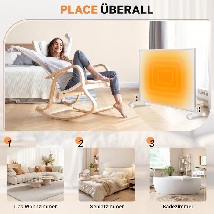 Універсальні підставки для інфрачервоних обігрівачів, підставка для інфрачервоного обігрівача для електричної нагрівальної панелі, стійка підставка, підходить для різних марок та моделей з електричним обігрівом, 4