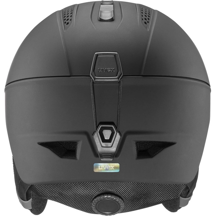 Лижний шолом для жінок та чоловіків - індивідуальне регулювання розміру - оптимізована вентиляція 55-59 см Одинарний чорний/прозорий