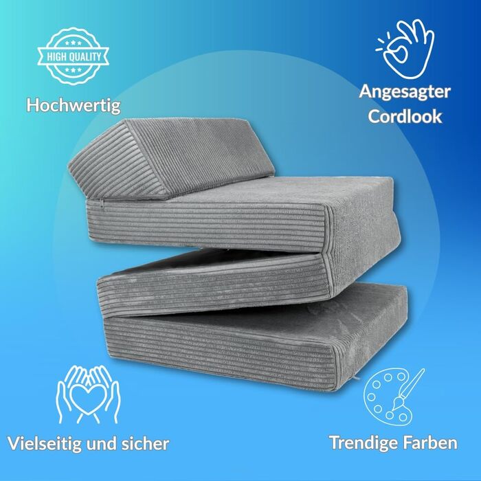 Розкладний матрац 200x70x10 см з узголів&39ям та подушкою Розкладне гостьове ліжко для дитячих кімнат та кемпінгу, матрац з пінопласту Портативний розкладний матрац Розкладний вельветовий матрац Світло-зелений