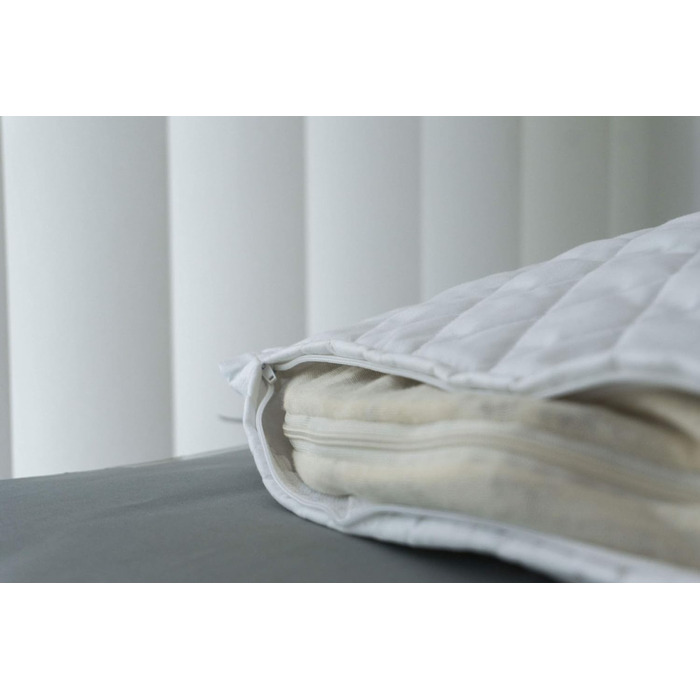 Подушка зі швейцарської сосни 40x80 см стьобана, з додатковою органічною вставкою Подушка зі швейцарської сосни