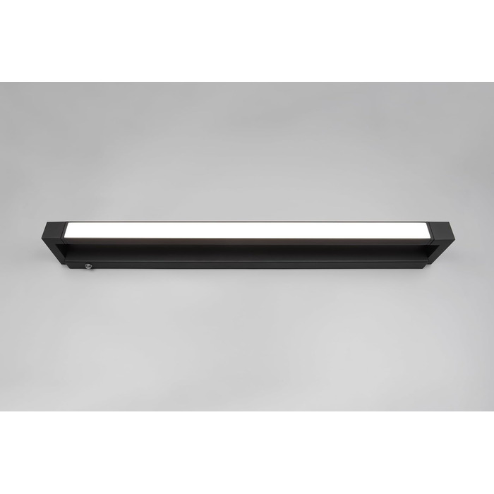 Стільний настінний LED-світильник для ванної кімнати Trio Leuchten Fabrizio 284779132, чорний матовий алюміній, 15.5 Вт, регульована колірна температура та диммер, ширина 80 см