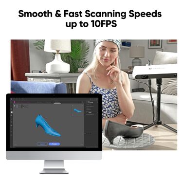 Сканер 3DMakerpro Lynx, точність 0,1 мм і швидкість сканування 10 кадрів/с. Портативний 3D-сканер для проектування моделі 3D-принт