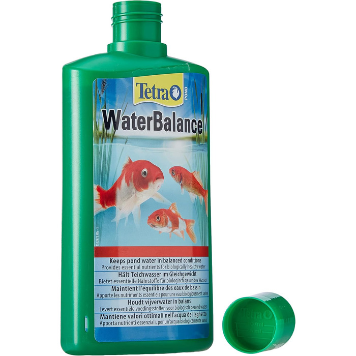 Засіб для очищення води Tetra Pond WaterBalance - створює ідеальні та стабільні значення води у ставку, пляшка 500 мл (упаковка з 2 шт.)