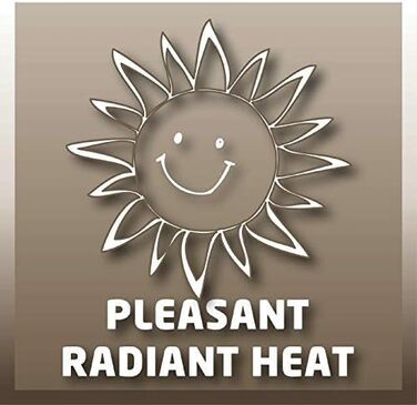 Керамічний газовий обігрівач Einhell KGH 4200 (вкл. регулятор тиску газу), чорний, 4200 Вт