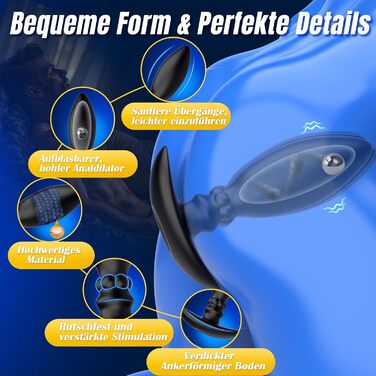 Набір з 3 анальних плагів yewuzer, для чоловіків і жінок