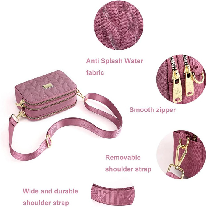 Жіночий мобільний телефон через плече сумка через плече сумка водонепроникний нейлон невелика сумка мобільний телефон кишені для п