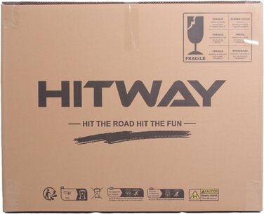 Електричний складний велосипед HITWAY e-bike 250W 8.4Ah 36V білий