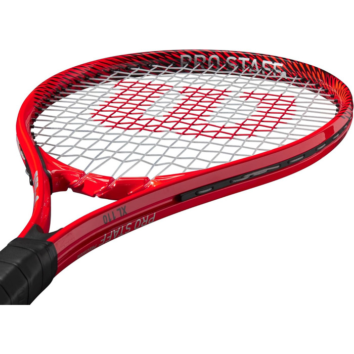 Тенісна ракетка Wilson Unisex Adult Pro Staff Precision XL 110, 4-3/8&39 (3), червона / чорна / біла