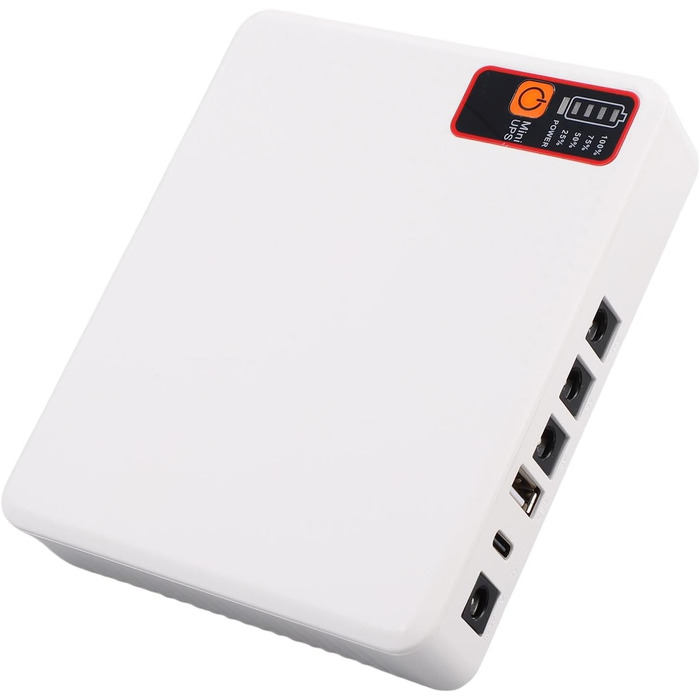 МАг 5В/9В/12В резервне живлення для роутера/модема з портами Type-C та USB (Європейська вилка), 12000