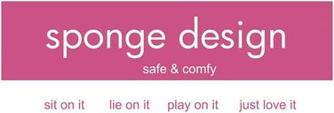 Бадум - Дитяче крісло від 1 року - Дитяче крісло - Міцне, зручне, з пінопласту - зі знімним чохлом, який можна прати - Ідея подарунка, подарунок на 1-й день народження для дівчаток та хлопчиків - Світло-коричневий