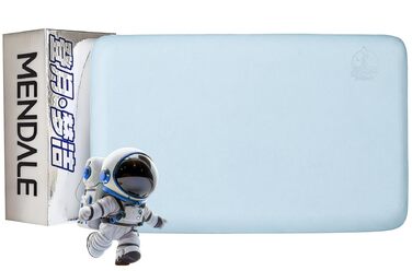 Подушка з піни з ефектом пам&39яті - Ергономічна подушка для шиї, подушка для голови для полегшення болю в шиї - Дихаюча та гіпоалергенна для всіх положень сну - 42x70x8 см Синього кольору