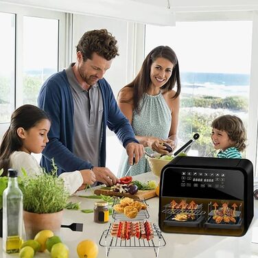 Аксесуари для фритюрниці HASA zone 10 шт., аксесуари для фритюрниці підходять для Philips COSORI Ninja Cecotec ProfiCook KLAMER Princess Tefal і всіх фритюрниць 4.7 л, 5.5 л, 6.4 л, 7.3 л, 8 л, 9 л