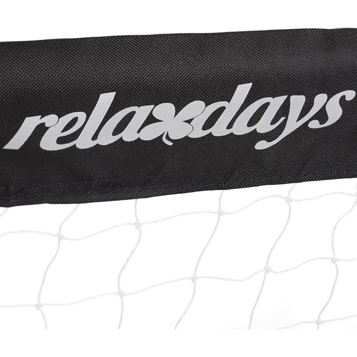 Футбольні ворота Relaxdays, професійні футбольні ворота для дітей та дорослих, з сіткою, для саду, розміри В 110x150x75 см, сірі/чорні